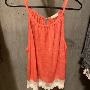 Lace bottom - summer tank!